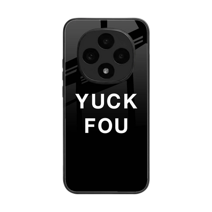 Yuck Fou back phone cover | glass case for oppo f31 pro 5g