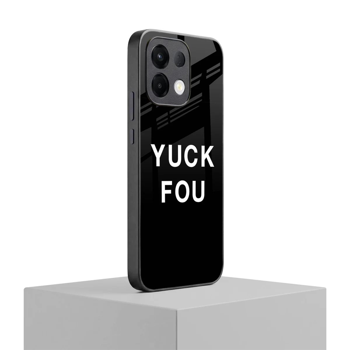 Yuck Fou oppo k13 5g mobile cover | shockproof glass phone case