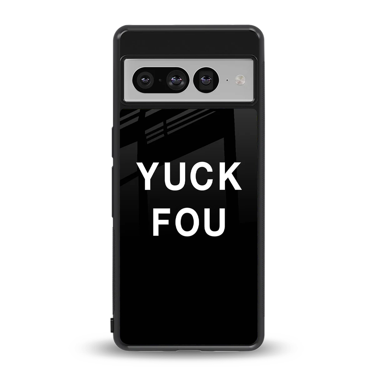 Yuck Fou back phone cover | glass case for google pixel 7 pro