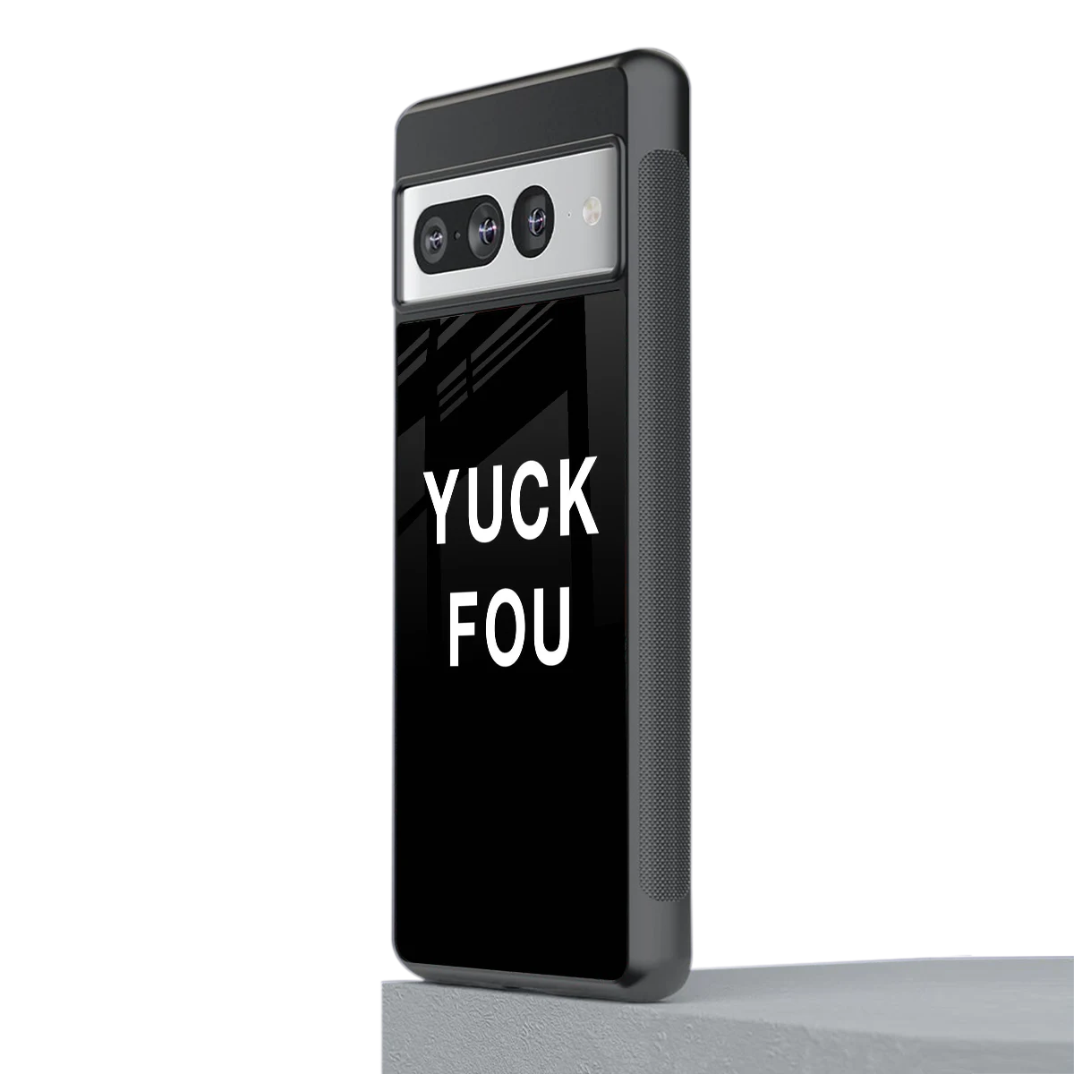 Yuck Fou stylish phone case for google pixel 7 pro | glossy glass and slim fit
