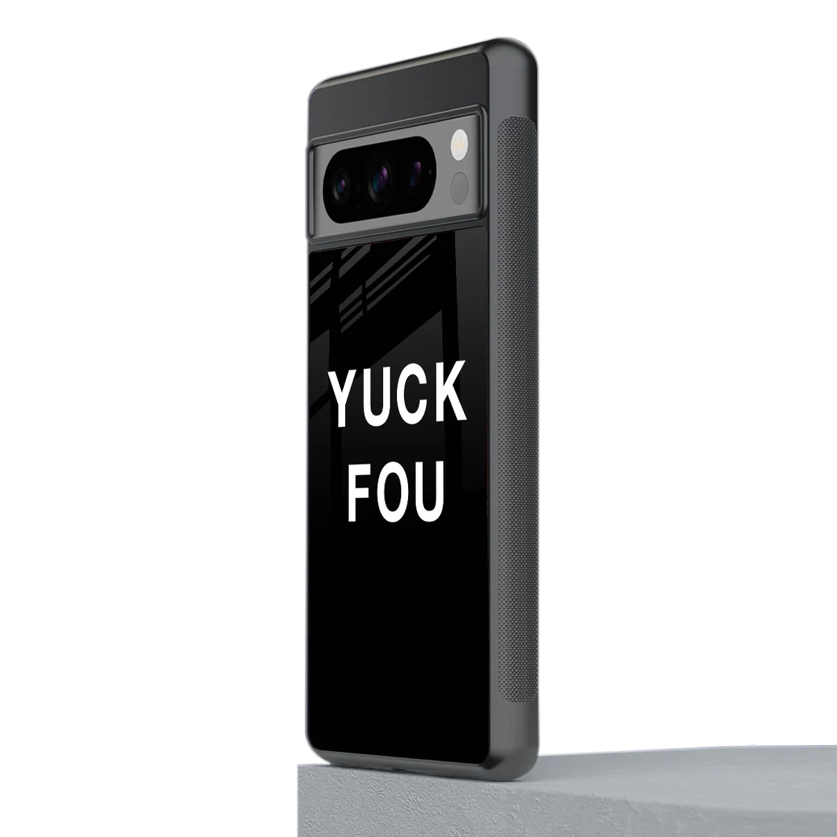 Yuck Fou stylish phone case for google pixel 8 pro | glossy glass and slim fit