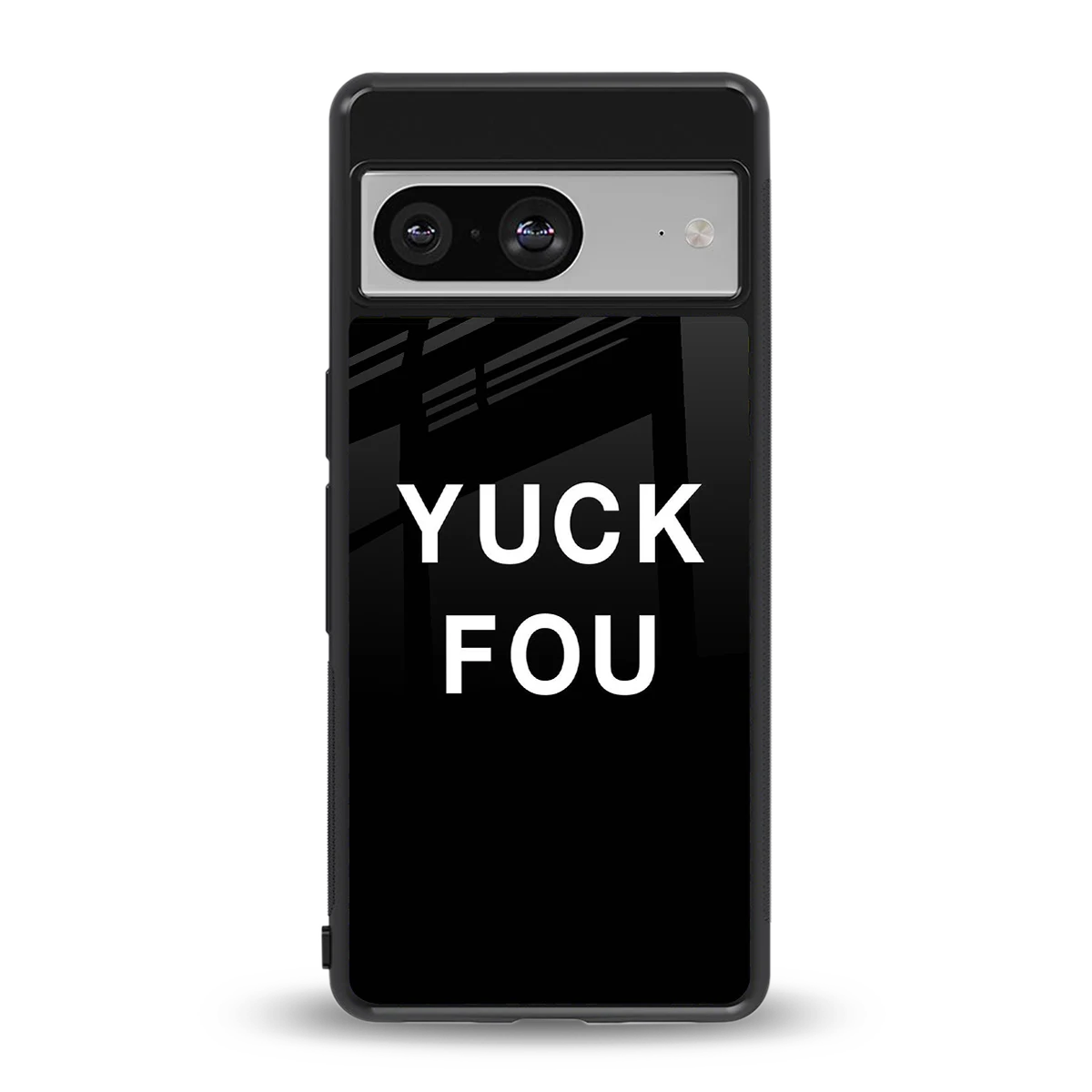 Yuck Fou back phone cover | glass case for google pixel 8