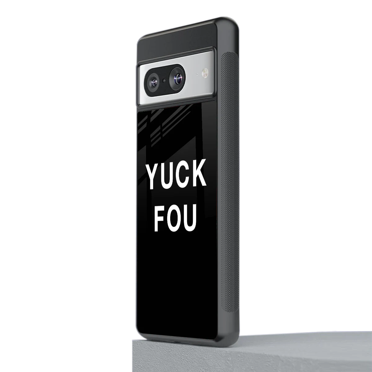 Yuck Fou stylish phone case for google pixel 8 | glossy glass and slim fit