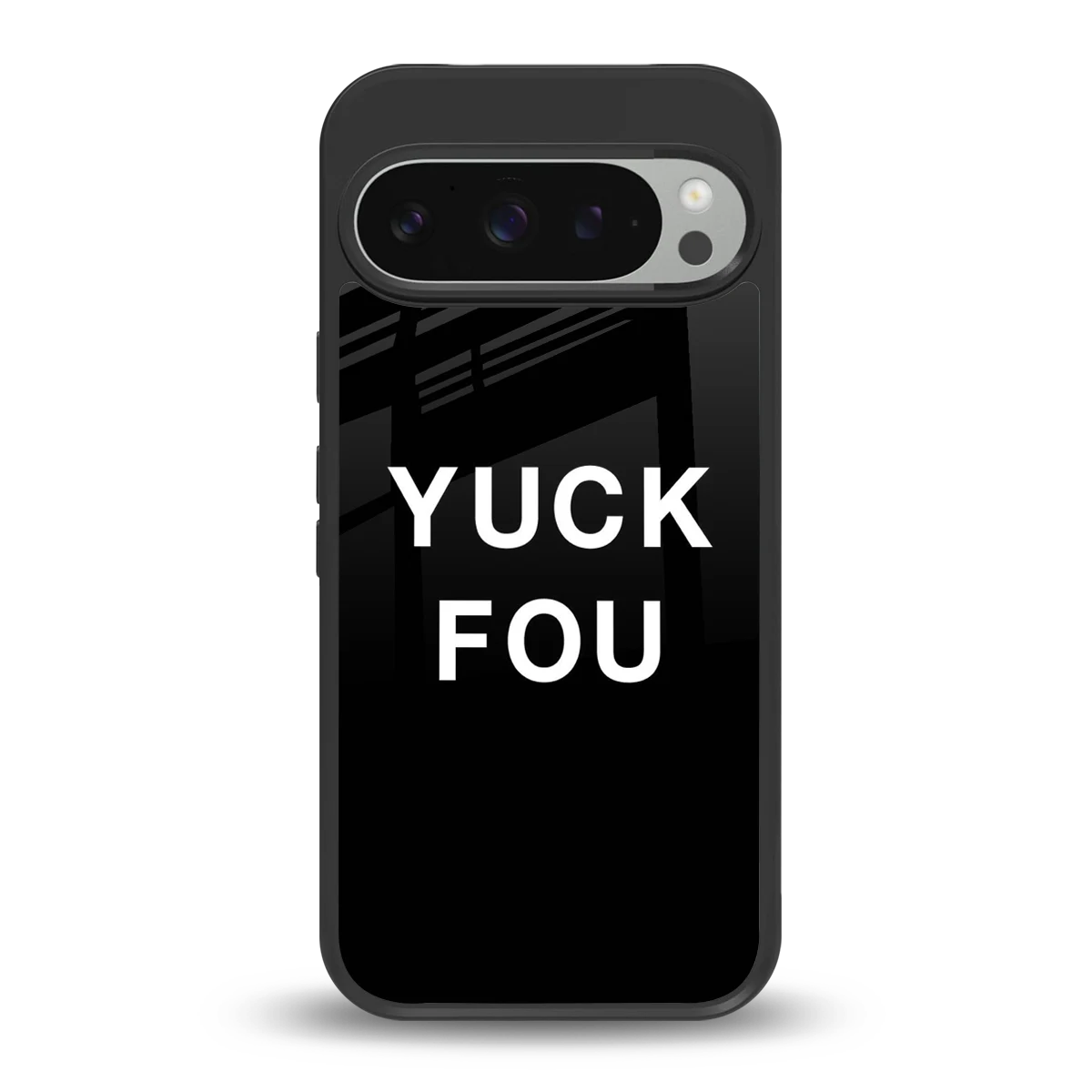 Yuck Fou back phone cover | glass case for google pixel 9 pro