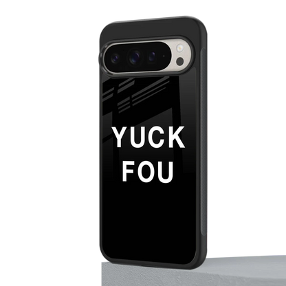 Yuck Fou google pixel 9 pro mobile cover | shockproof glass phone case