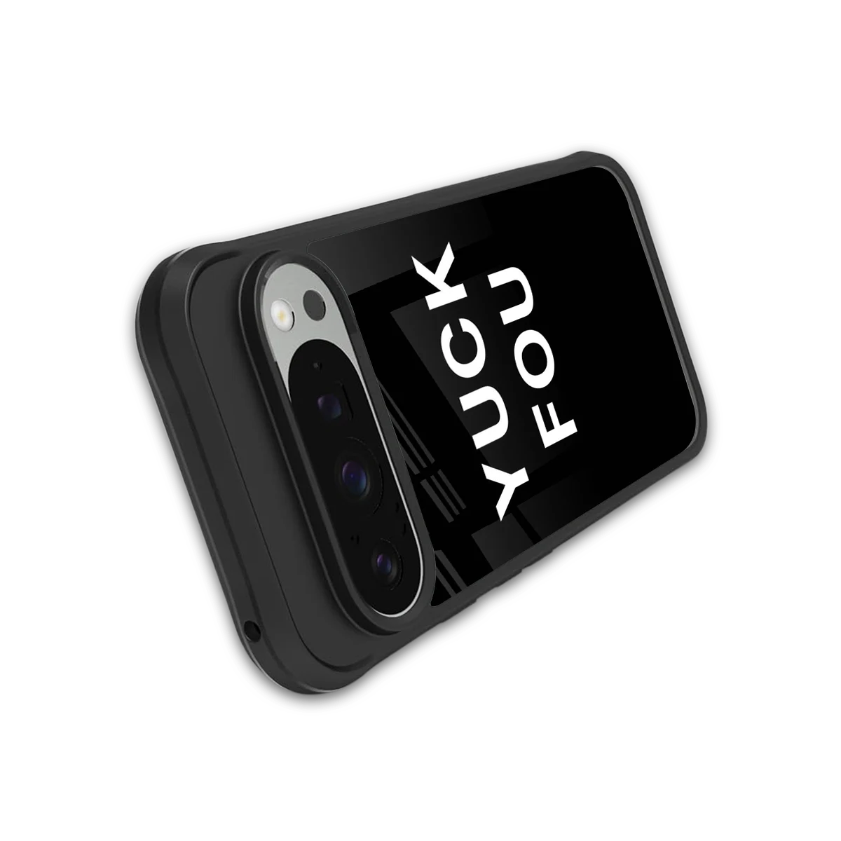 Yuck Fou stylish phone case for google pixel 9 pro | glossy glass and slim fit