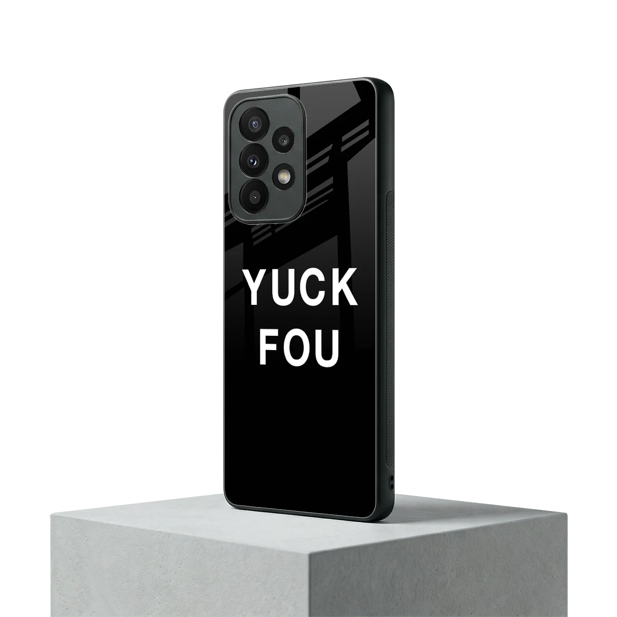 Yuck Fou samsung galaxy a23 mobile cover | shockproof glass phone case