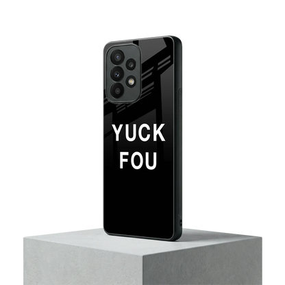 Yuck Fou samsung galaxy a23 mobile cover | shockproof glass phone case