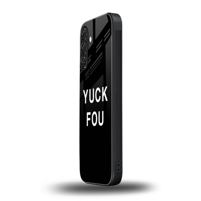Yuck Fou samsung galaxy a37 5g mobile cover | shockproof glass phone case