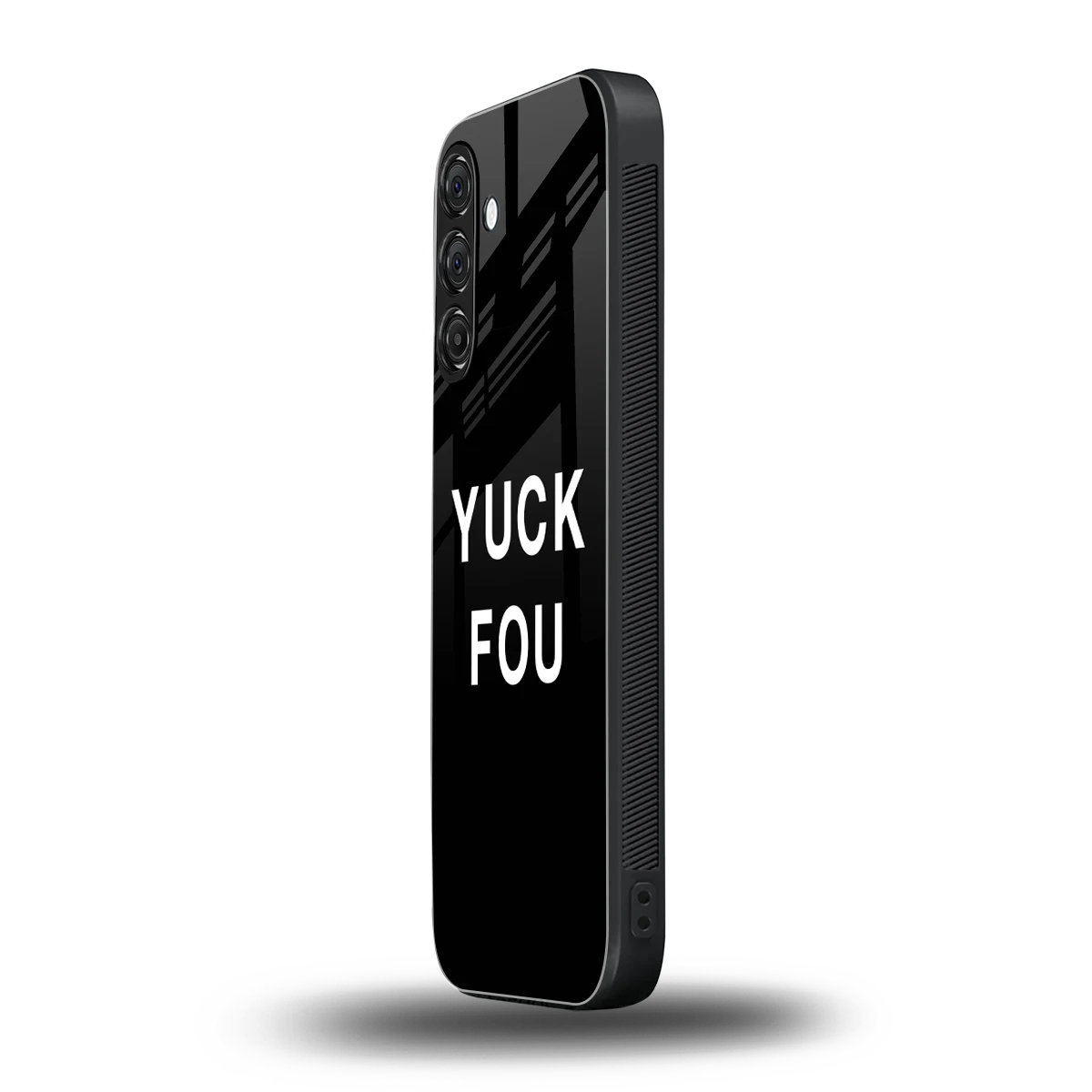 Yuck Fou samsung galaxy a55 5g mobile cover | shockproof glass phone case