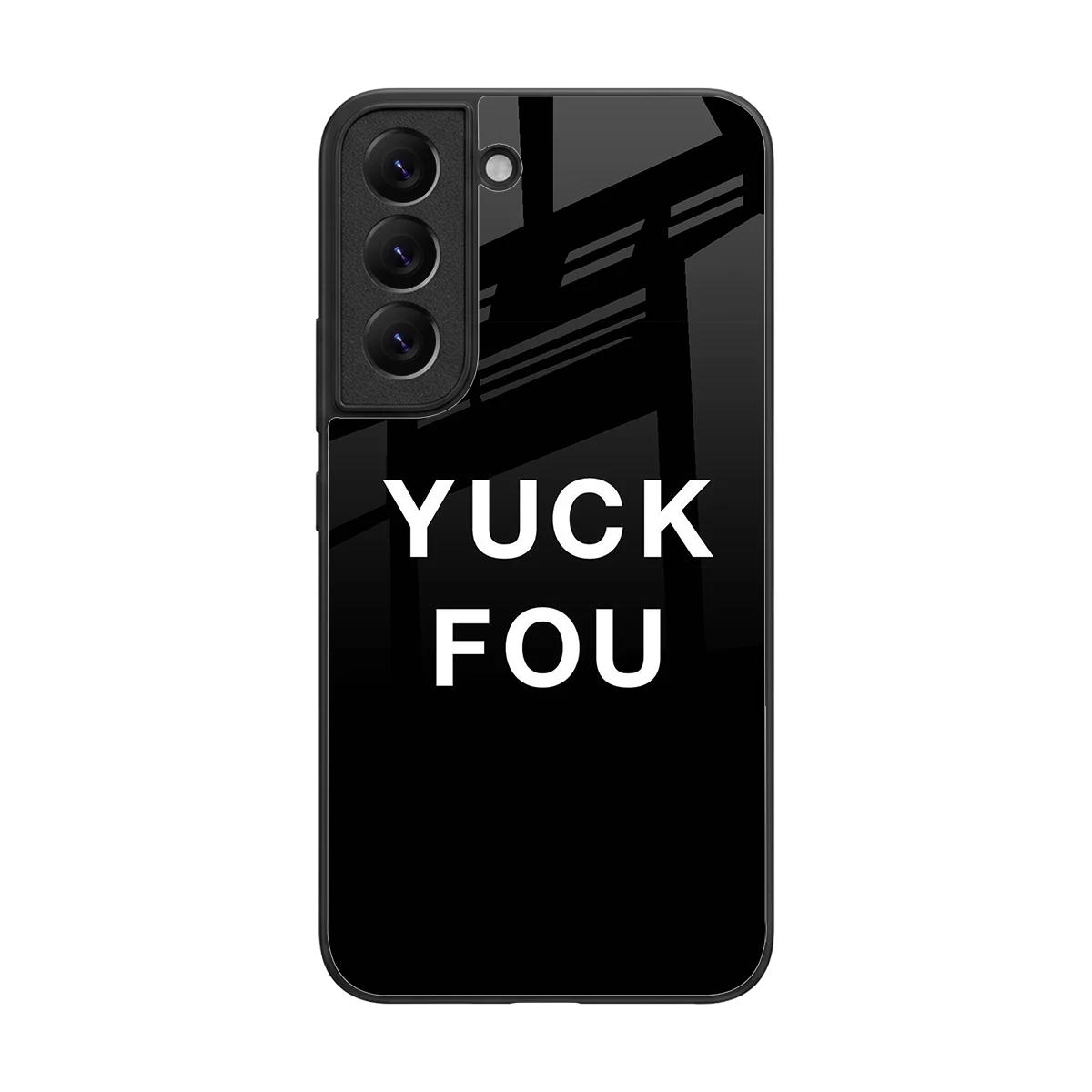 Yuck Fou back phone cover | glass case for samsung galaxy s22