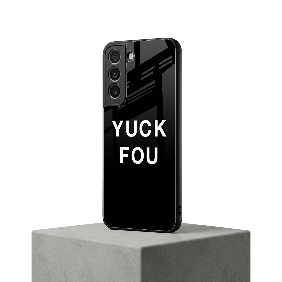 Yuck Fou samsung galaxy s22 mobile cover | shockproof glass phone case