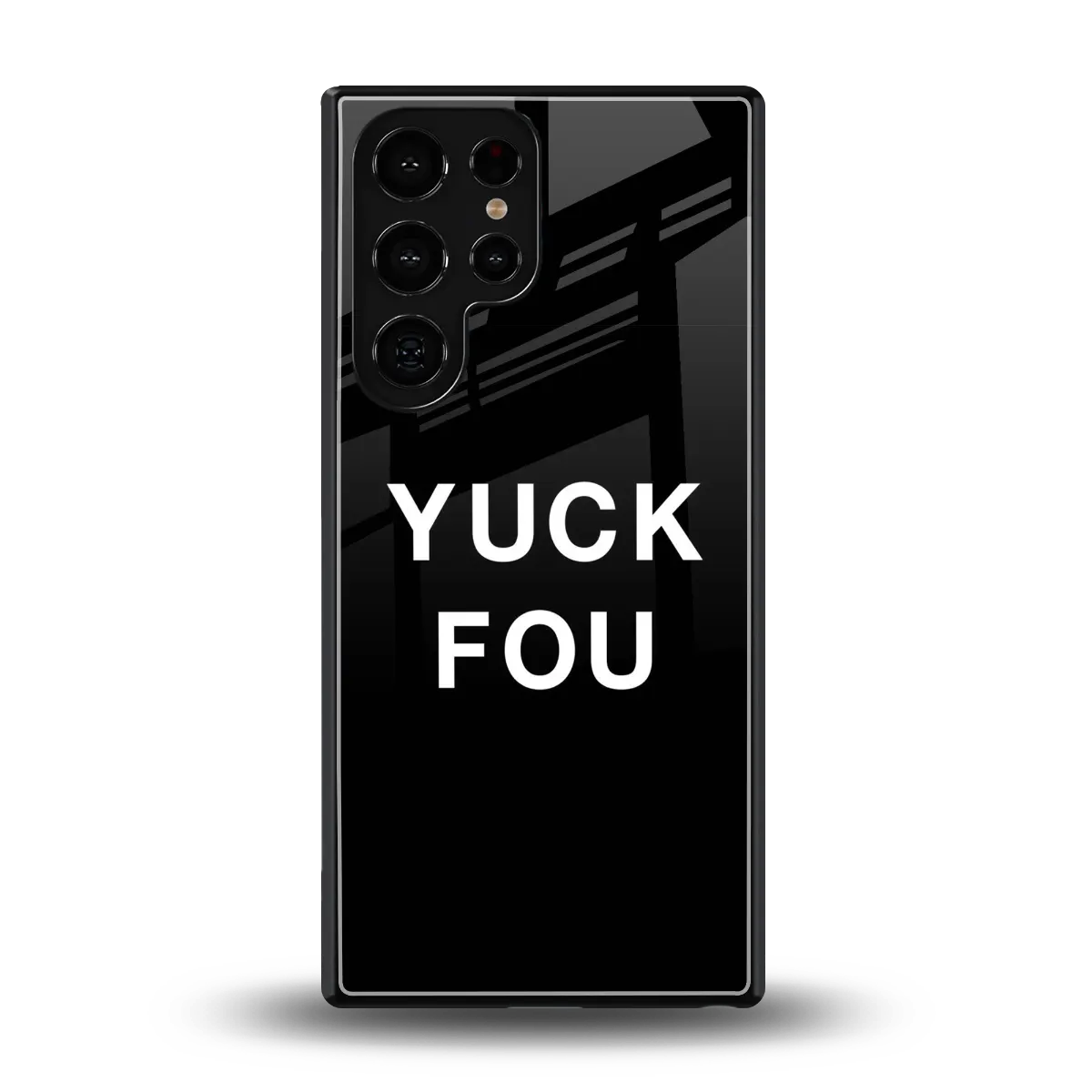 Yuck Fou back phone cover | glass case for samsung galaxy s25 ultra