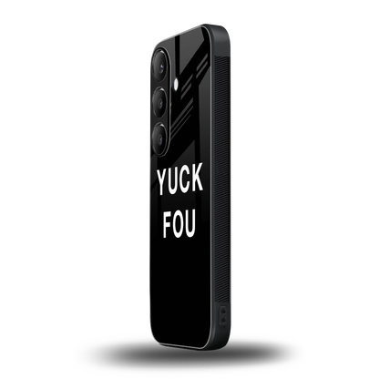 Yuck Fou samsung galaxy s25 plus mobile cover | shockproof glass phone case