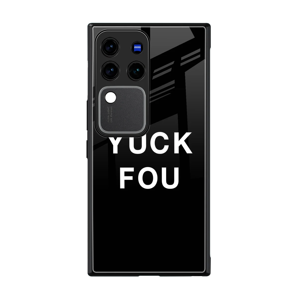 Yuck Fou back phone cover | glass case forvivo v30 pro