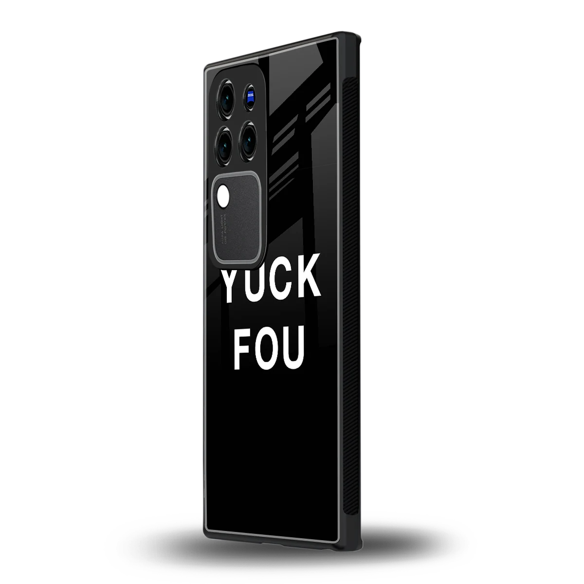 Yuck Fouvivo v30 pro mobile cover | shockproof glass phone case