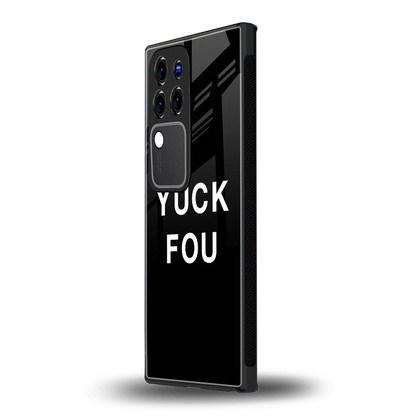 Yuck Fouvivo v30 pro mobile cover | shockproof glass phone case