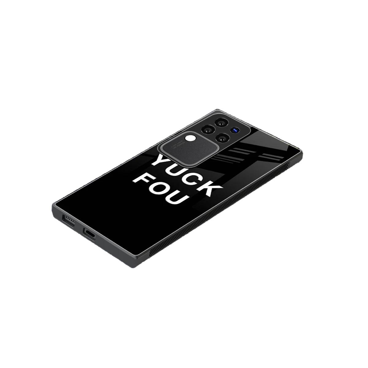 Yuck Fou stylish phone case forvivo v30 pro | glossy glass and slim fit