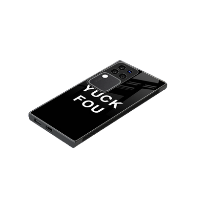Yuck Fou stylish phone case forvivo v30 pro | glossy glass and slim fit