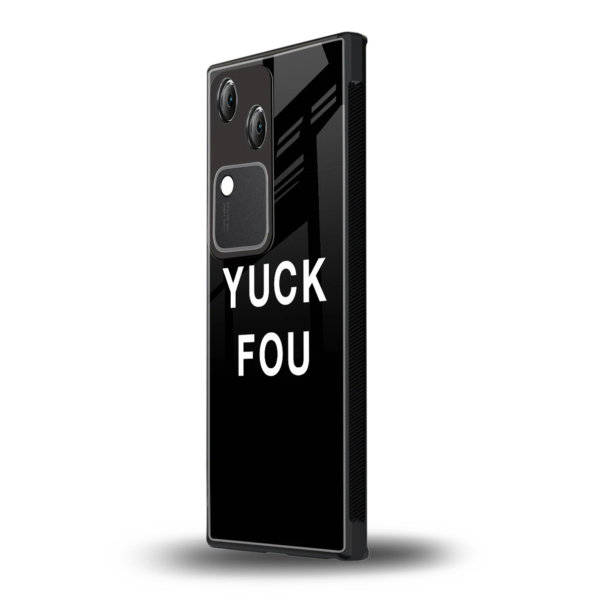 Yuck Fou vivo v30 mobile cover | shockproof glass phone case