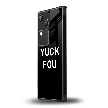 Yuck Fou vivo v30 mobile cover | shockproof glass phone case