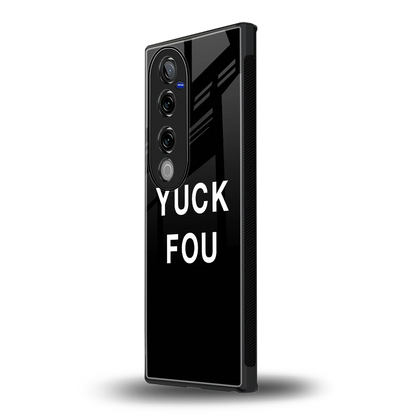 Yuck Fou vivo v40 pro mobile cover | shockproof glass phone case