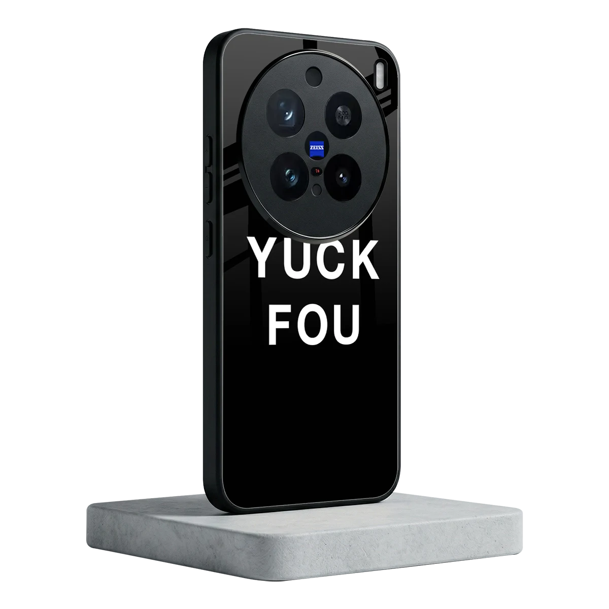 Yuck Fou vivo x200 pro mobile cover | shockproof glass phone case