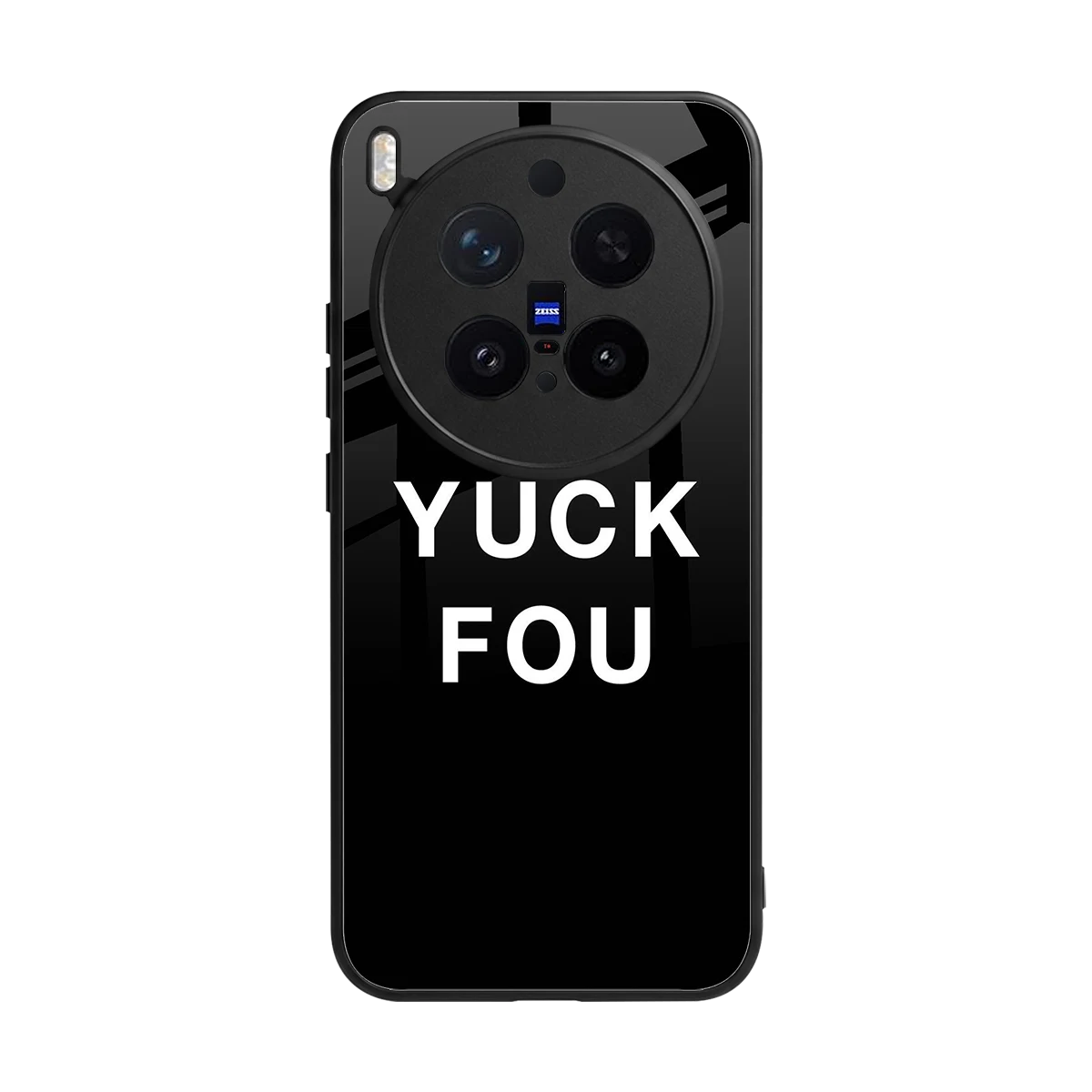 Yuck Fou back phone cover | glass case for vivo x300 pro