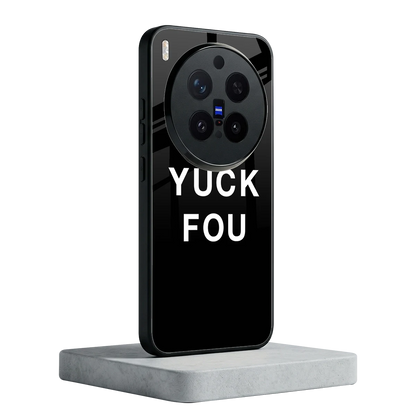 Yuck Fou vivo x300 pro mobile cover | shockproof glass phone case