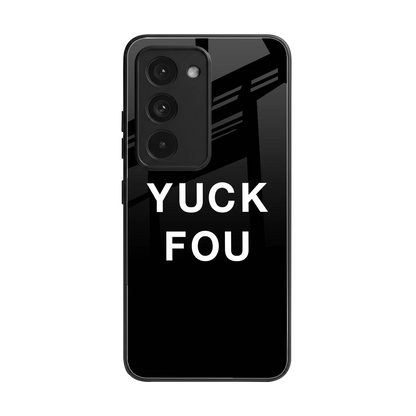 Yuck Fou back phone cover | glass case for redmi 15 5g