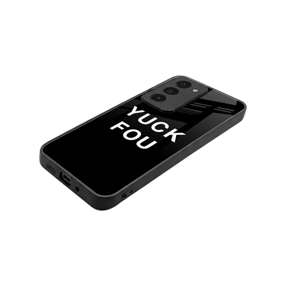 Yuck Fou stylish phone case for redmi 15 5g | glossy glass and slim fit