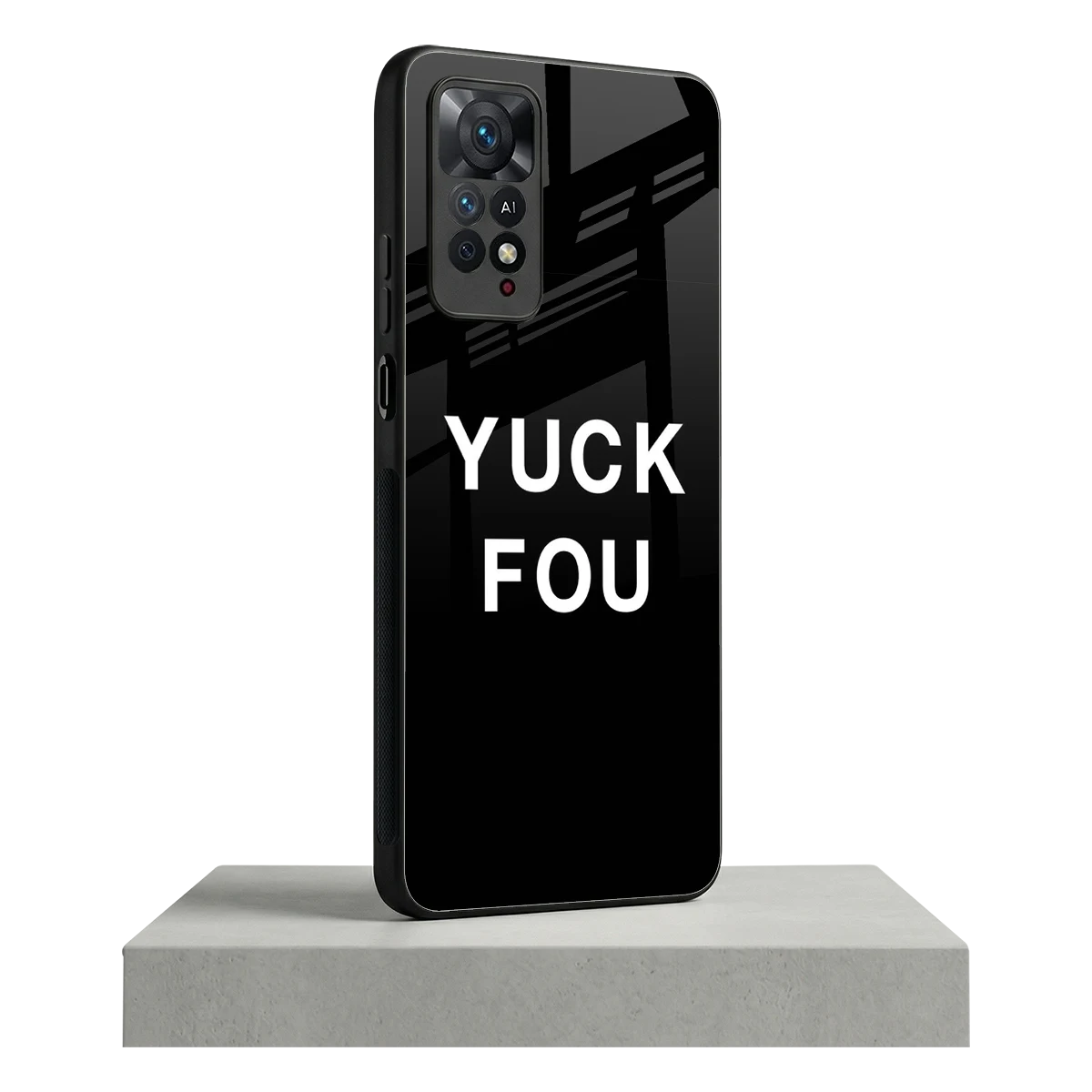 Yuck Fou redmi note 11 pro mobile cover | shockproof glass phone case
