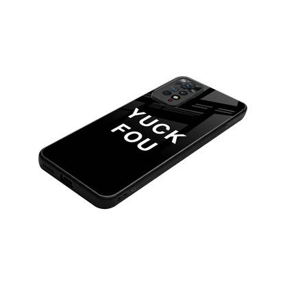 Yuck Fou stylish phone case for redmi note 11 pro | glossy glass and slim fit