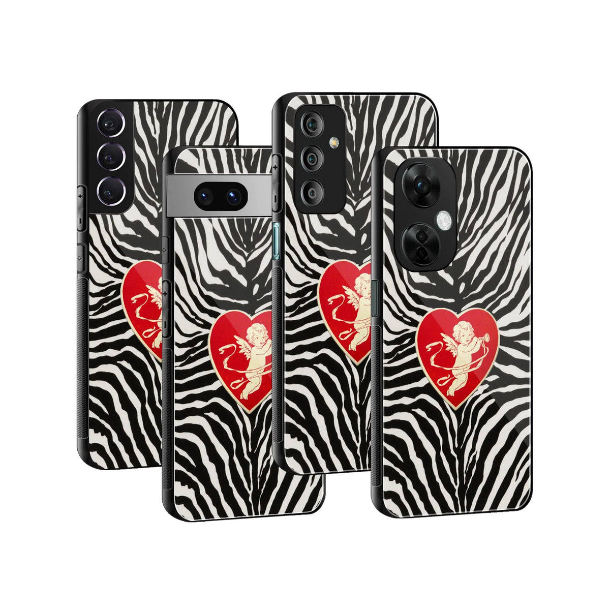 Stylish Glass Back Case for All Smartphones iPhone, Samsung, OnePlus, Pixel, Redmi, Oppo, Vivo, Motorola