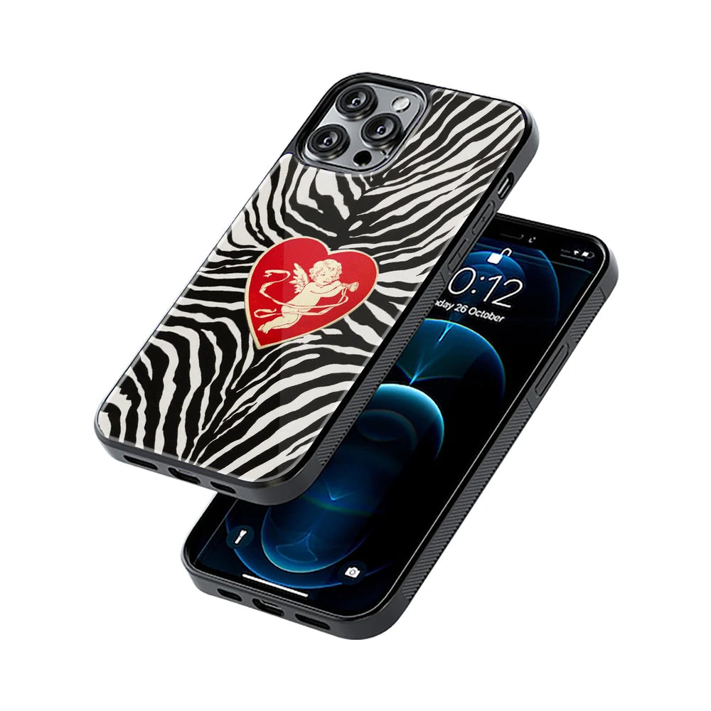 Protective Glass Back Phone Case Compatible with iPhone, Samsung, OnePlus, Pixel & More
