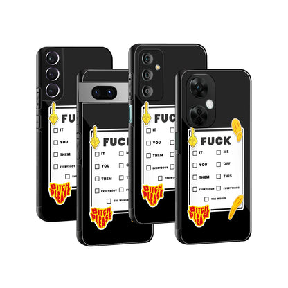 Stylish Glass Back Case for All Smartphones iPhone, Samsung, OnePlus, Pixel, Redmi, Oppo, Vivo, Motorola