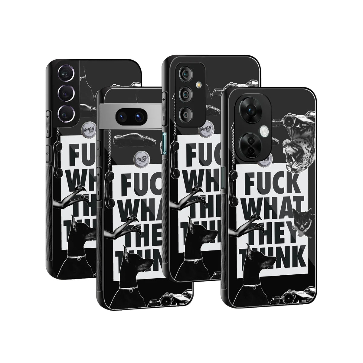 Stylish Glass Back Case for All Smartphones iPhone, Samsung, OnePlus, Pixel, Redmi, Oppo, Vivo, Motorola