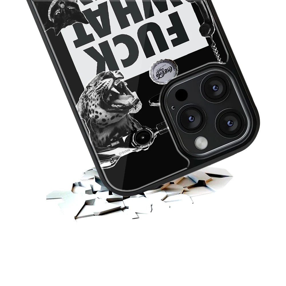 Durable Glass Back Mobile Case for iPhone, Samsung, OnePlus, Google Pixel, Redmi, Vivo, Oppo