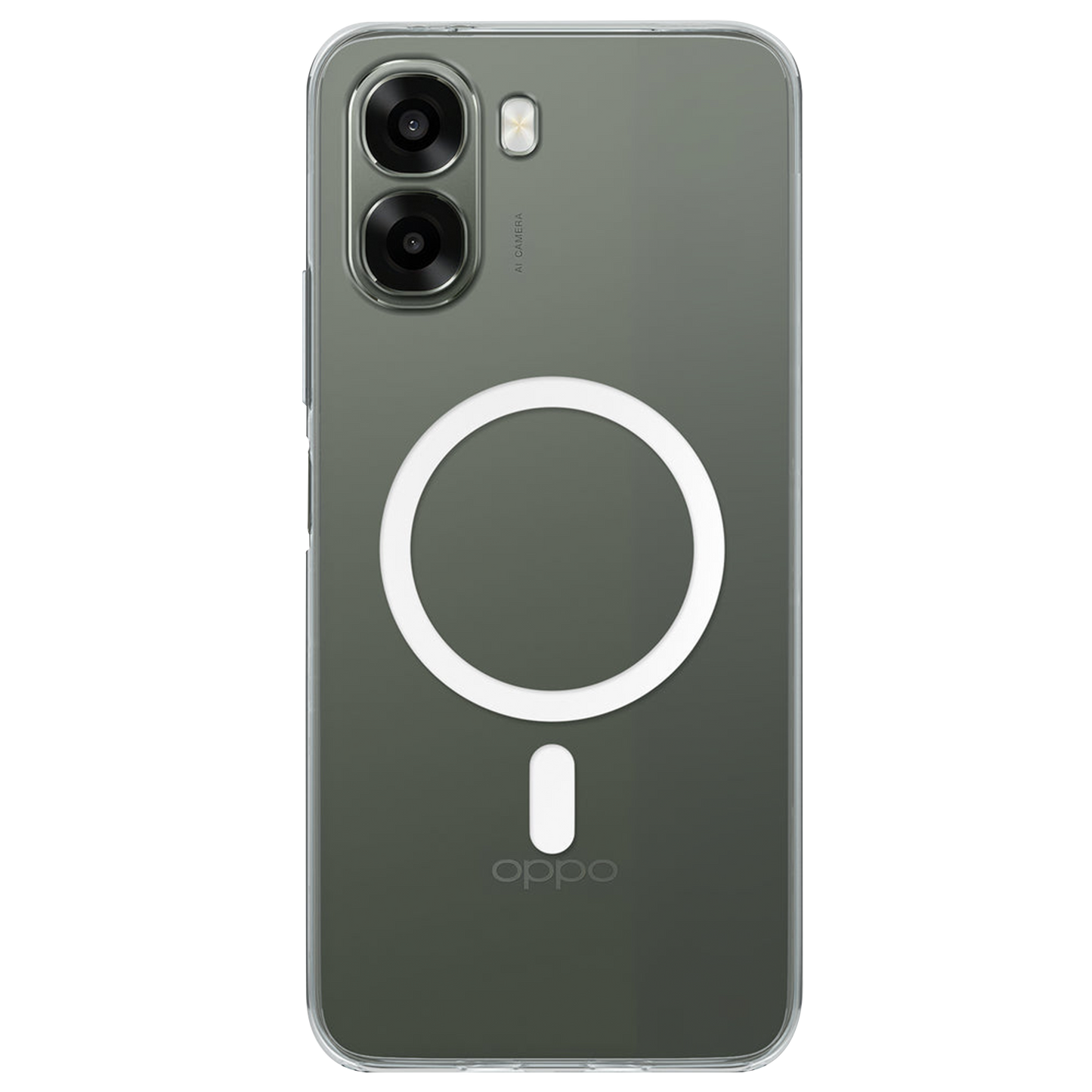 Anti Yellow Magsafe Clear Case for Oppo A6x 5G