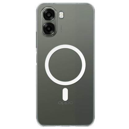 Anti Yellow Magsafe Clear Case for Oppo A6x 5G