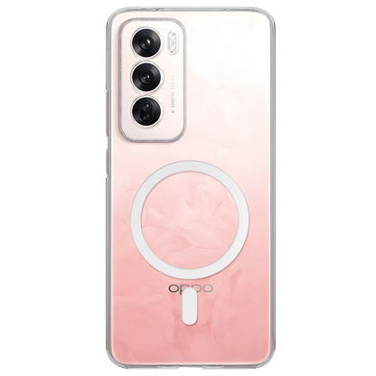 Anti Yellow Magsafe Clear Case for Oppo Reno 12